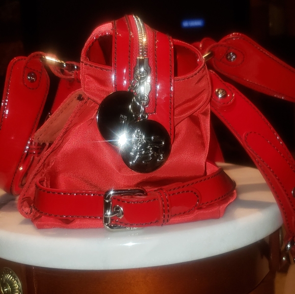 MCM authentic purse. Red with patent leather nwot - Picture 6 of 6